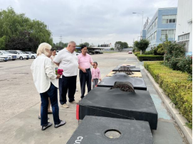 謝爾蓋院士應邀訪問青島沙木新材料有限公司